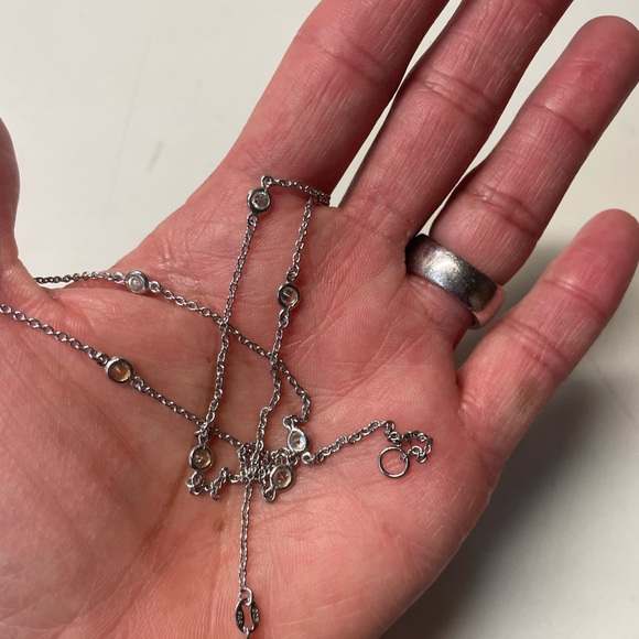 Cz Sterling necklace - Picture 2 of 6